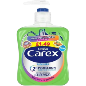 J/Carex Aloe Vera Antibacterial Hand Wash 250ml