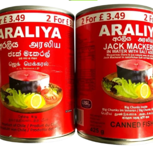 E/ARALIYA Jack Mackerel in Brine 425g (2 for £3.38)