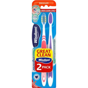 J/Wisdom Reguler Plus Soft Toothbrush 2pk