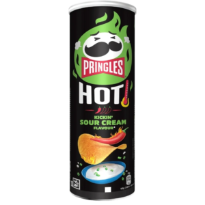 U/Pringles Hot Kickin Sour Cream 160g