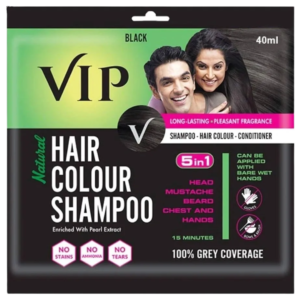K/VIP Hair Colour Shampoo Black 40ml
