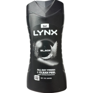J/Lynx Black Body, Face, Hair Wash 225ml
