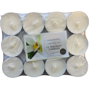 I/Tealight White 12pcs